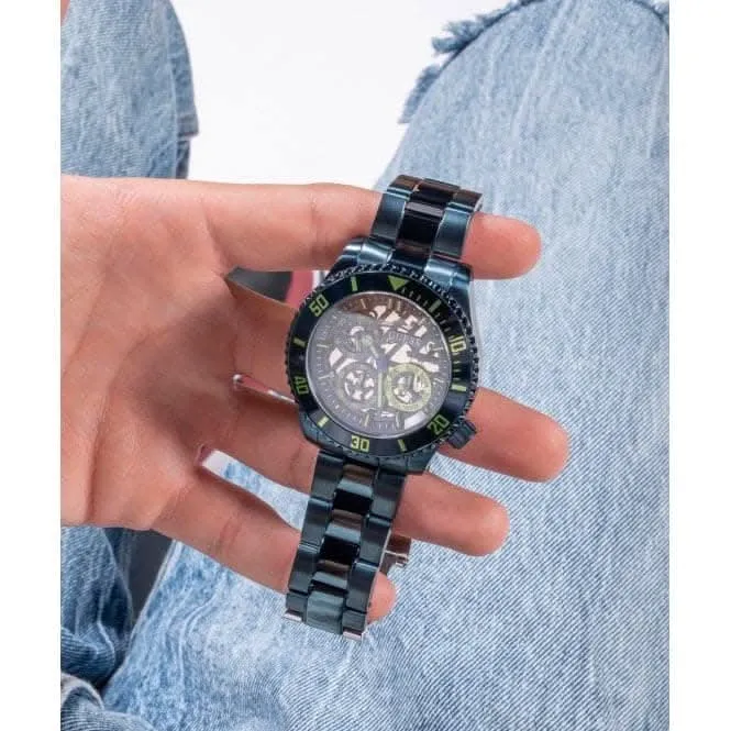 Montre Gents Axle en Acier Inoxydable Navy GW0488G4