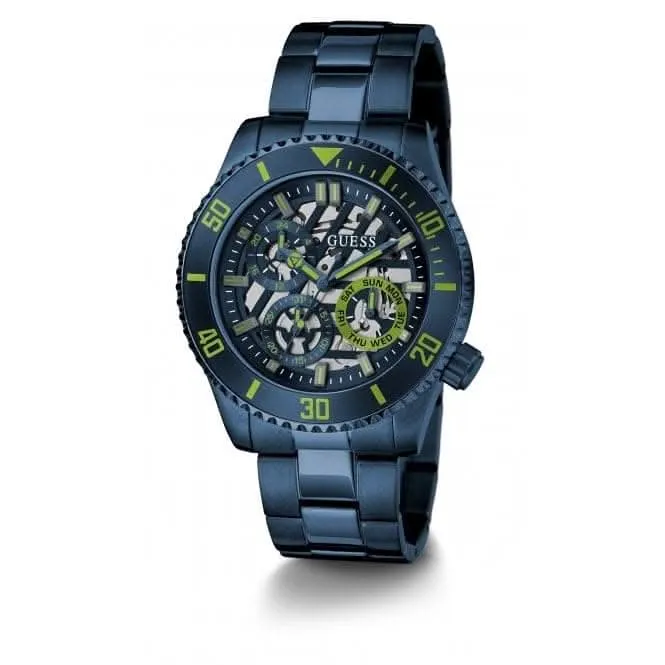 Montre Gents Axle en Acier Inoxydable Navy GW0488G4