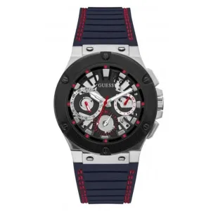 Montre en silicone argentée pour homme Circuit GW0487G1