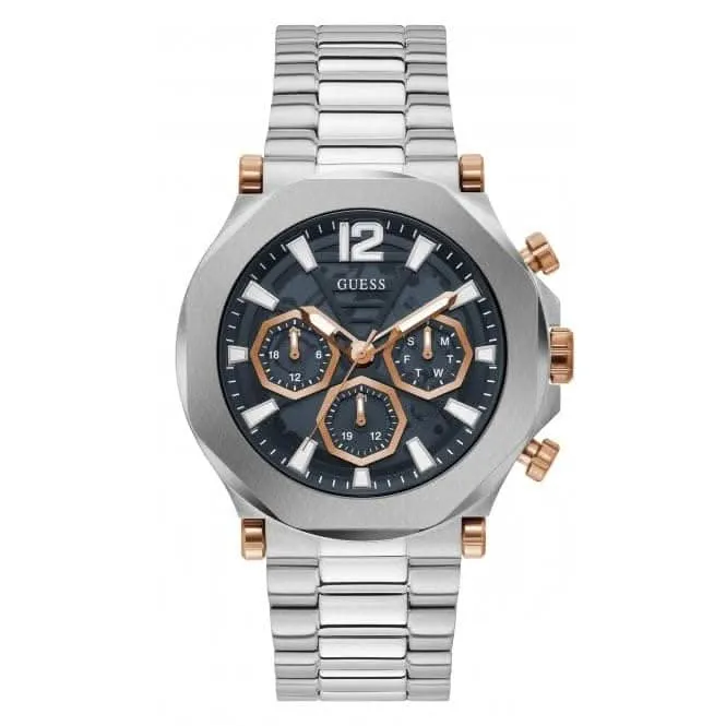 Montre Gents Edge en acier inoxydable argentée GW0539G1