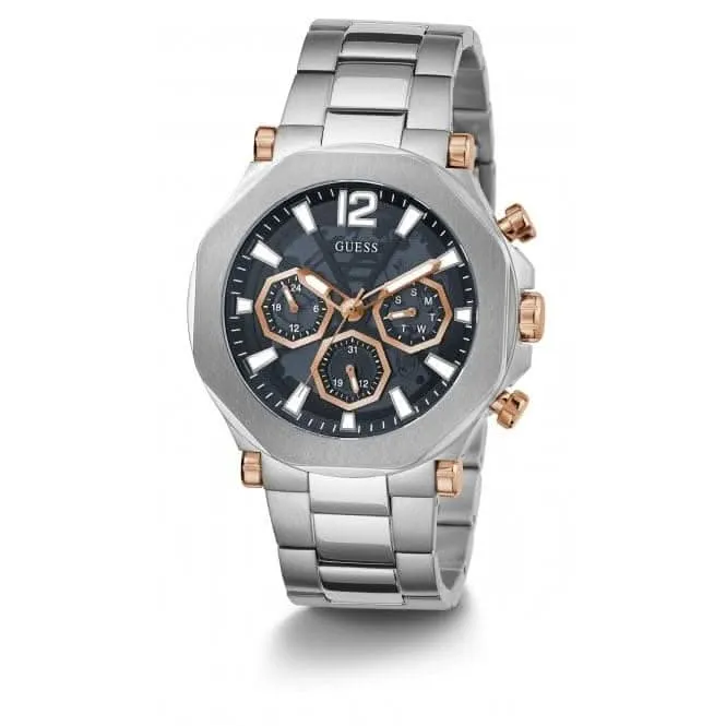 Montre Gents Edge en acier inoxydable argentée GW0539G1