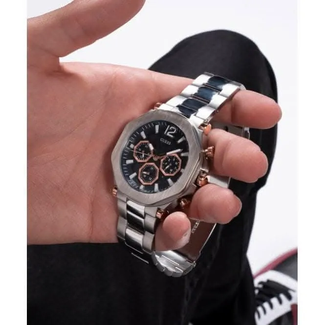Montre Gents Edge en acier inoxydable argentée GW0539G1