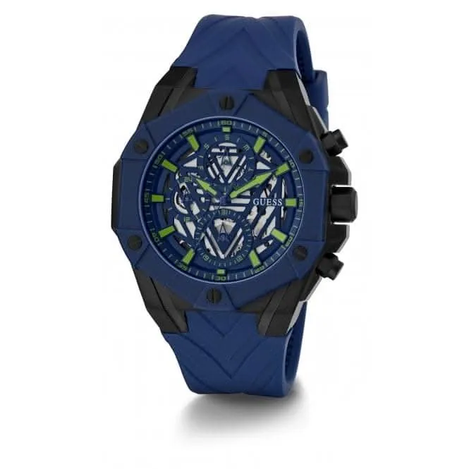 Montre pour Hommes en Acier Inoxydable Bleu GW0579G3