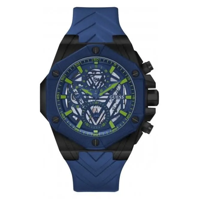 Montre pour Hommes en Acier Inoxydable Bleu GW0579G3