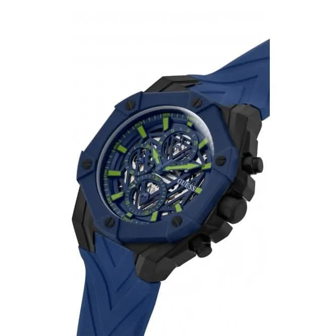 Montre pour Hommes en Acier Inoxydable Bleu GW0579G3