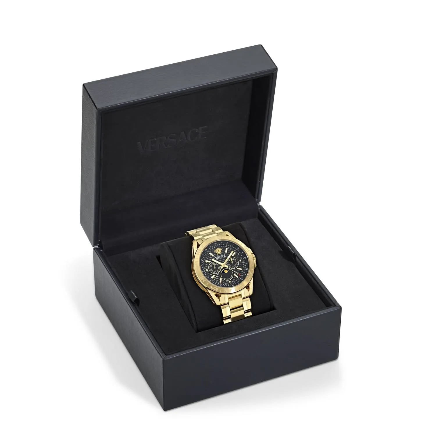Montre Gents Galaxy Moonph Black Guilloch VE0K00425