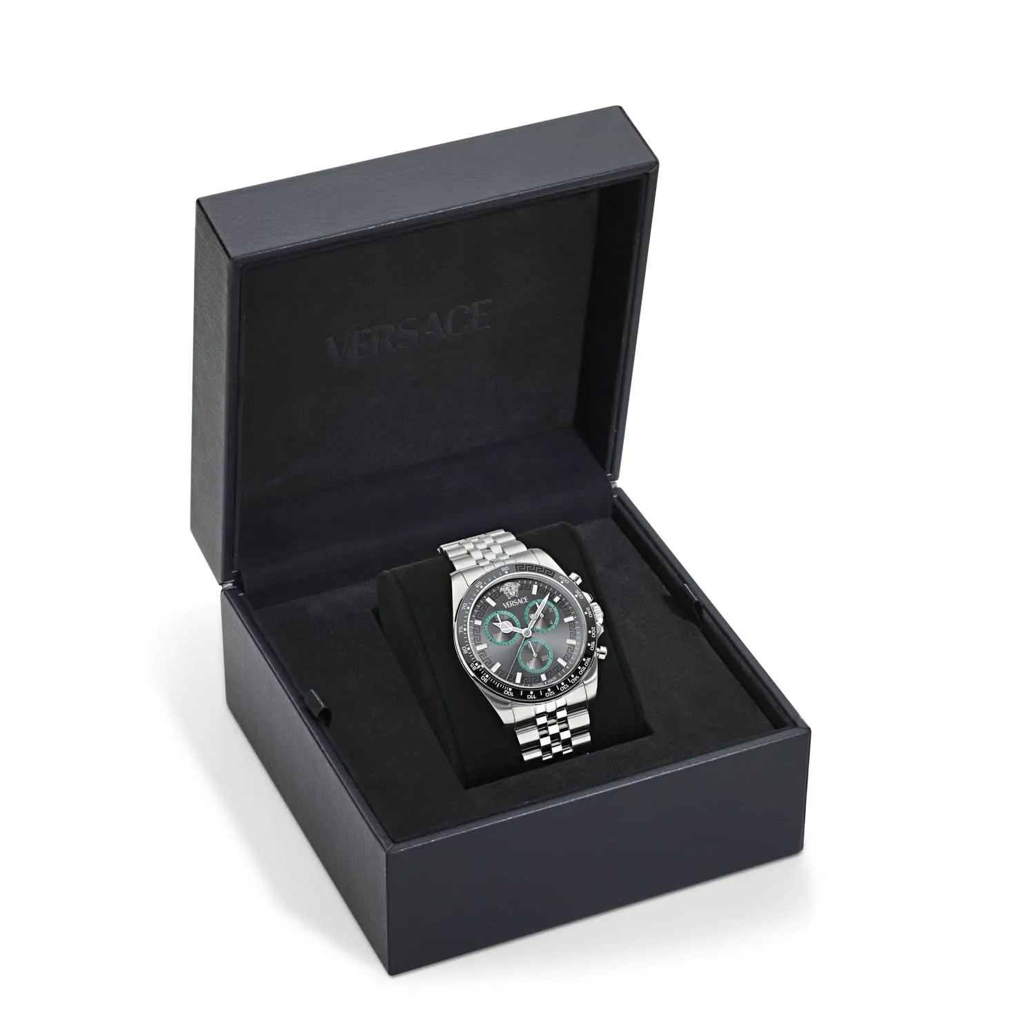 Montre Greca Chr Wave Gris pour Homme VE0H00325