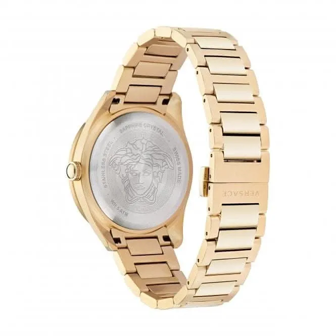 Montre Gents Greca Dôme Ton Or Noir VE2T00522