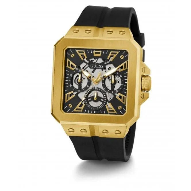 Montre pour hommes Leo en or doré GW0637G2
