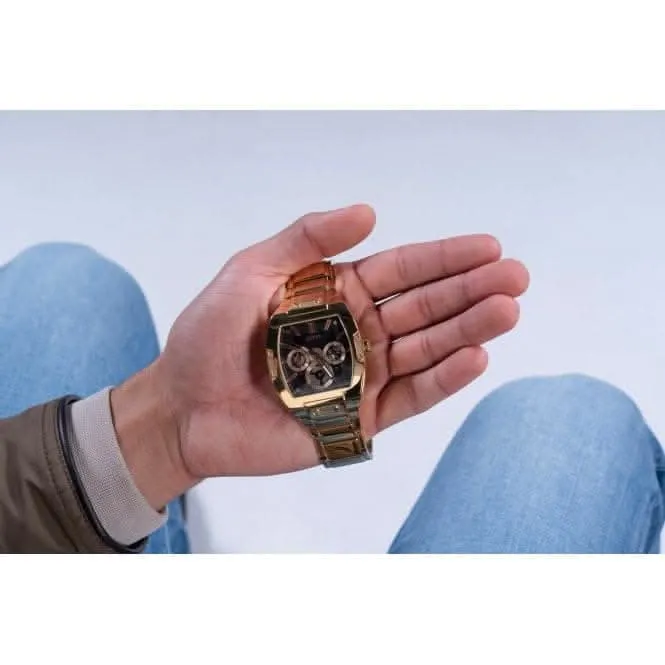 Montre Phoenix pour Hommes en Acier Inoxydable avec Finition Or GW0456G1