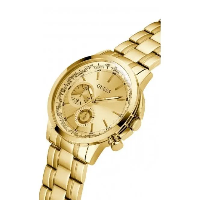 Montre pour Hommes en Acier Inoxydable avec Finition Or GW0490G2