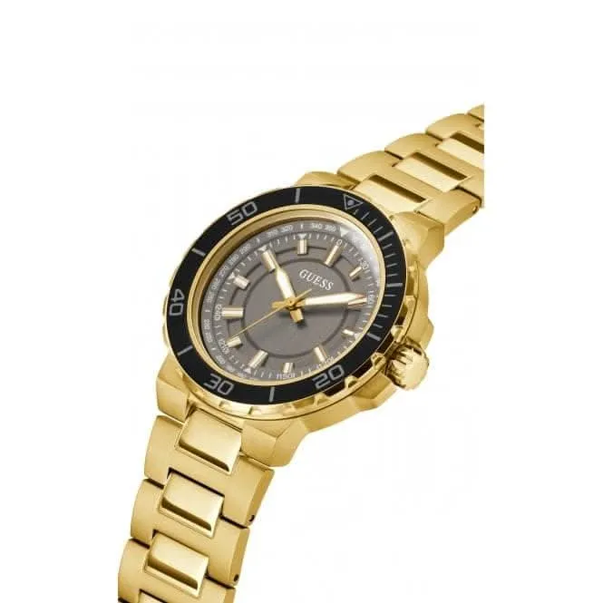 Montre Gents Track en acier inoxydable avec finition or GW0426G2