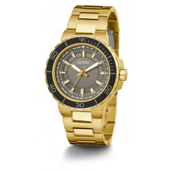Montre Gents Track en acier inoxydable avec finition or GW0426G2