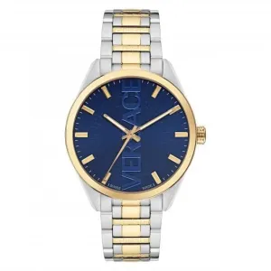 Montre Homme V-Vertical en Acier Inoxydable Bleu VE3H00422