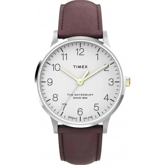 Montre classique pour hommes Waterbury en acier inoxydable TW2V28800