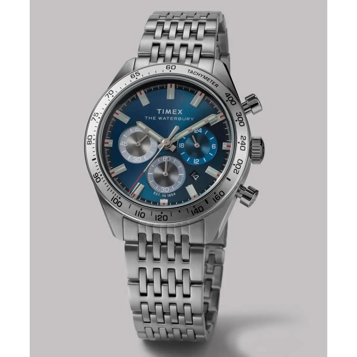 Montre Gents Waterbury Traditionnelle en Acier Inoxydable TW2Y18500
