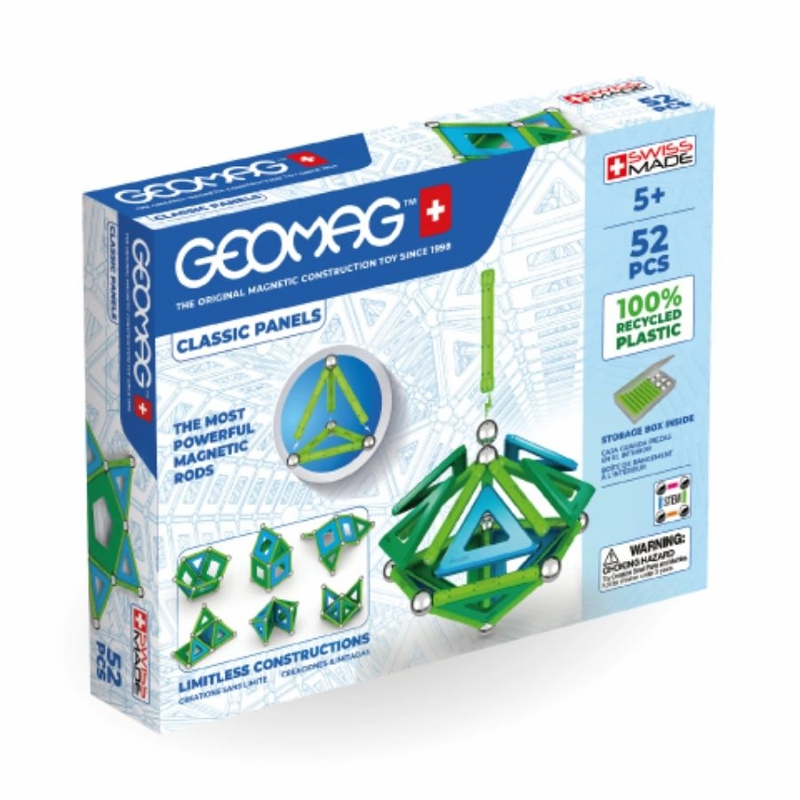 Geomag - Green Recycled Plastic Panels 52 Pieces