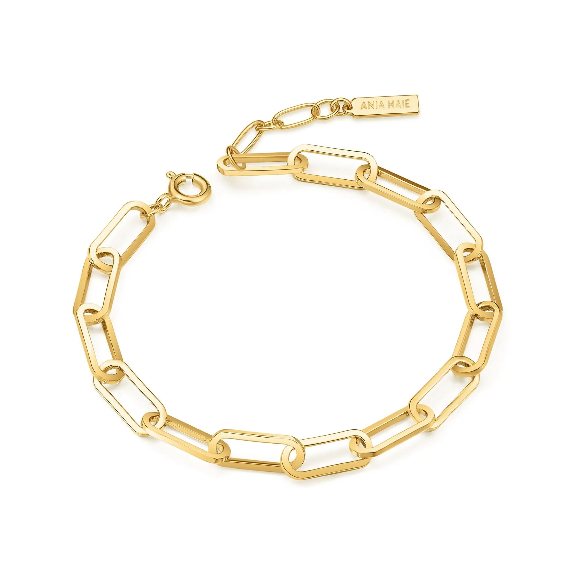 Bracelet Chaîne Épaisse en Or Gras B062-04G Ania Haie Jewellery