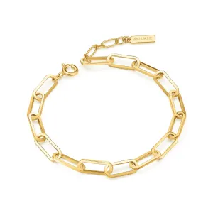 Bracelet Chaîne Épaisse en Or Gras B062-04G Ania Haie Jewellery