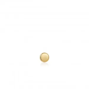 Boucle d'oreille simple Barbell Disque Or E035-04G Ania Haie Jewellery