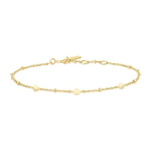 Bracelet Station Disque Or B063-01G Ania Haie Bijoux