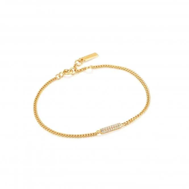 Bracelet Barre Éclat Or B037-02G Ania Haie Bijoux
