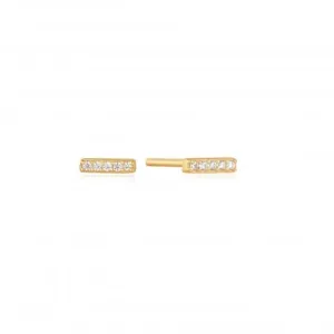Boucles d'oreilles à clous Gold Glam Bar E037-01G Ania Haie Jewellery