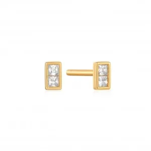 Boucles d'oreilles à clous Mini Glamour Or E037-02G Ania Haie Jewellery