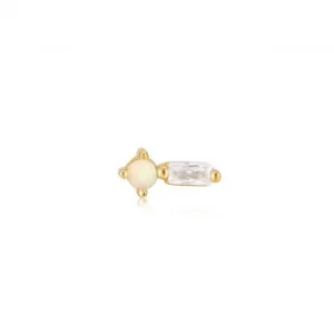 Barbelique Simple en Or Kyoto Opale Étincelante E047-03G Ania Haie Joaillerie