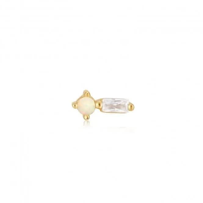 Barbelique Simple en Or Kyoto Opale Étincelante E047-03G Ania Haie Joaillerie