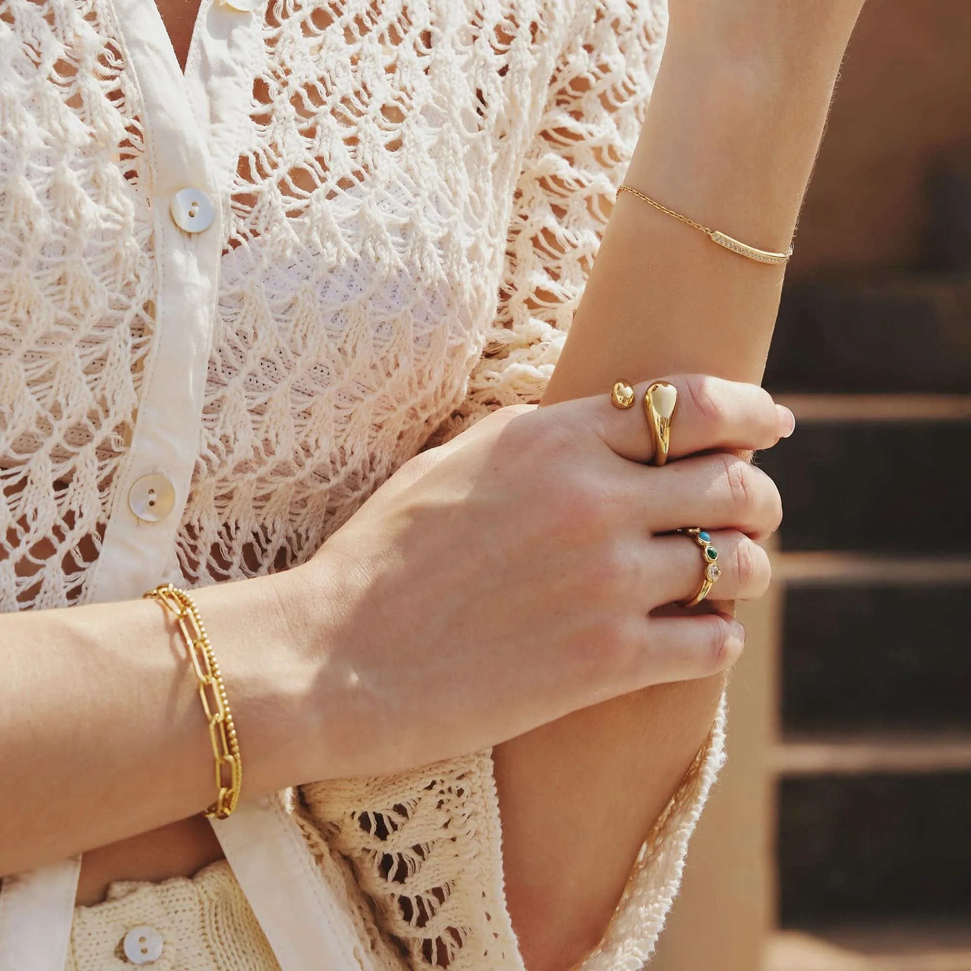 Bracelet Chaîne Moyenne Or B062-03G Ania Haie Jewellery