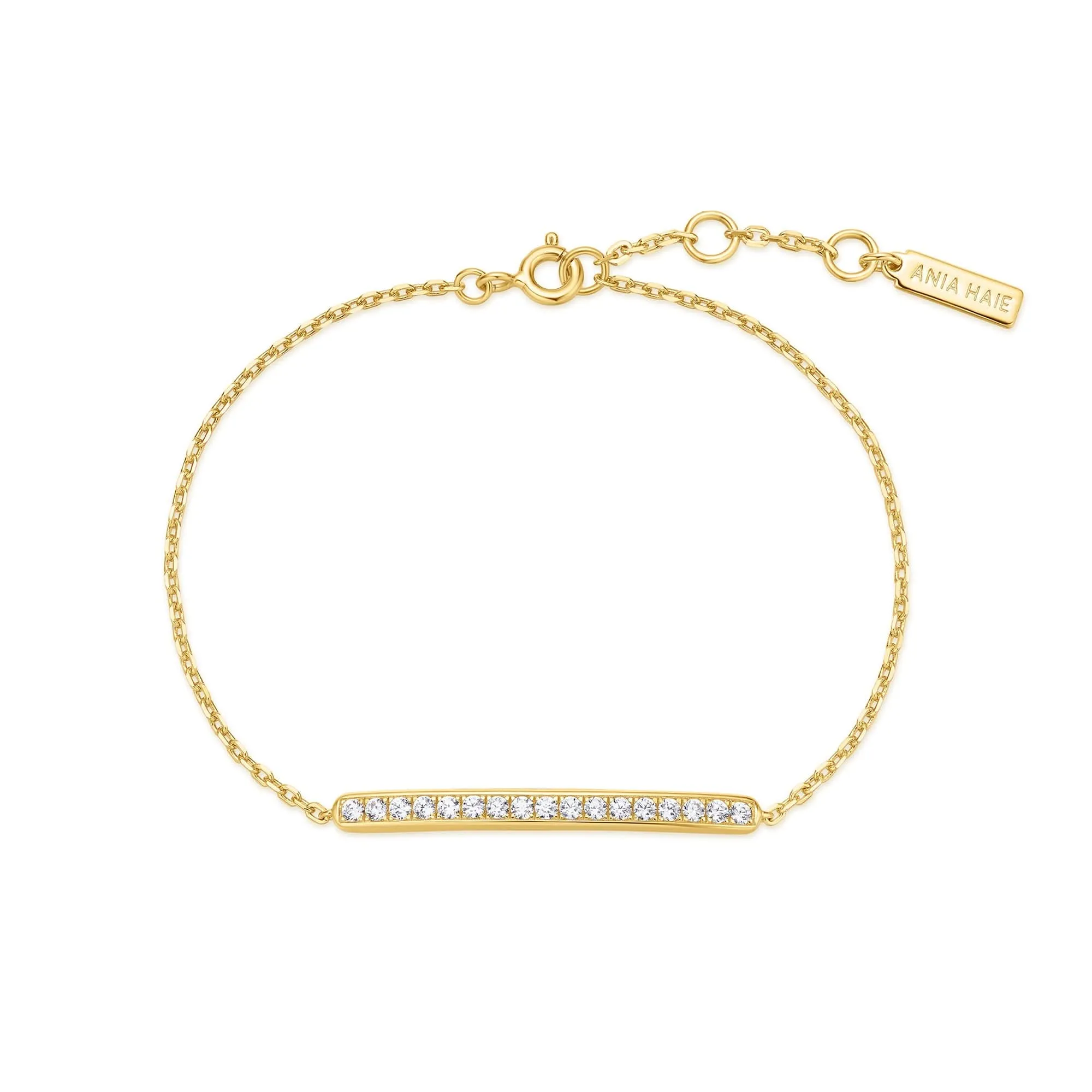 Bracelet Bar Pavé Or B062-02G Ania Haie Bijoux