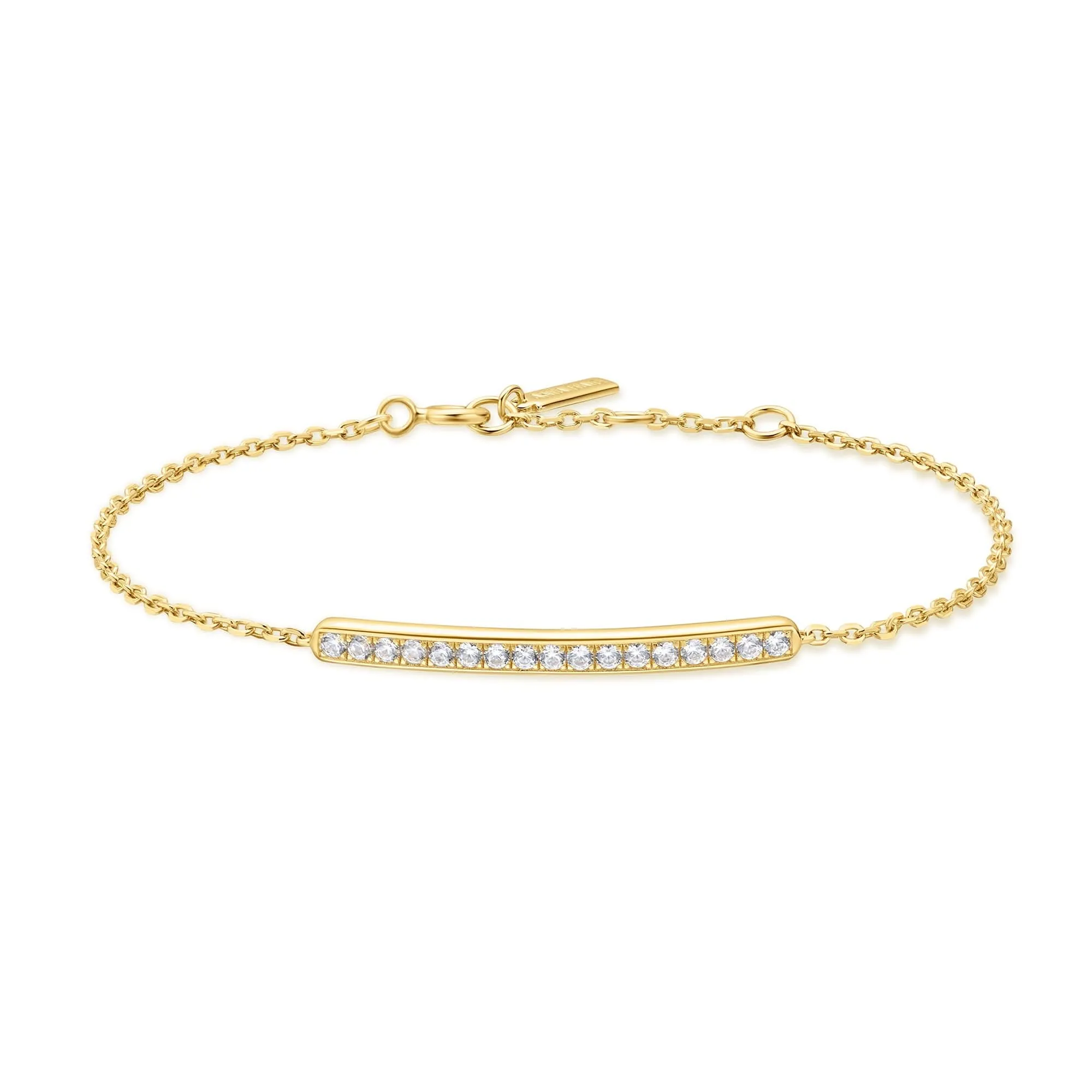 Bracelet Bar Pavé Or B062-02G Ania Haie Bijoux