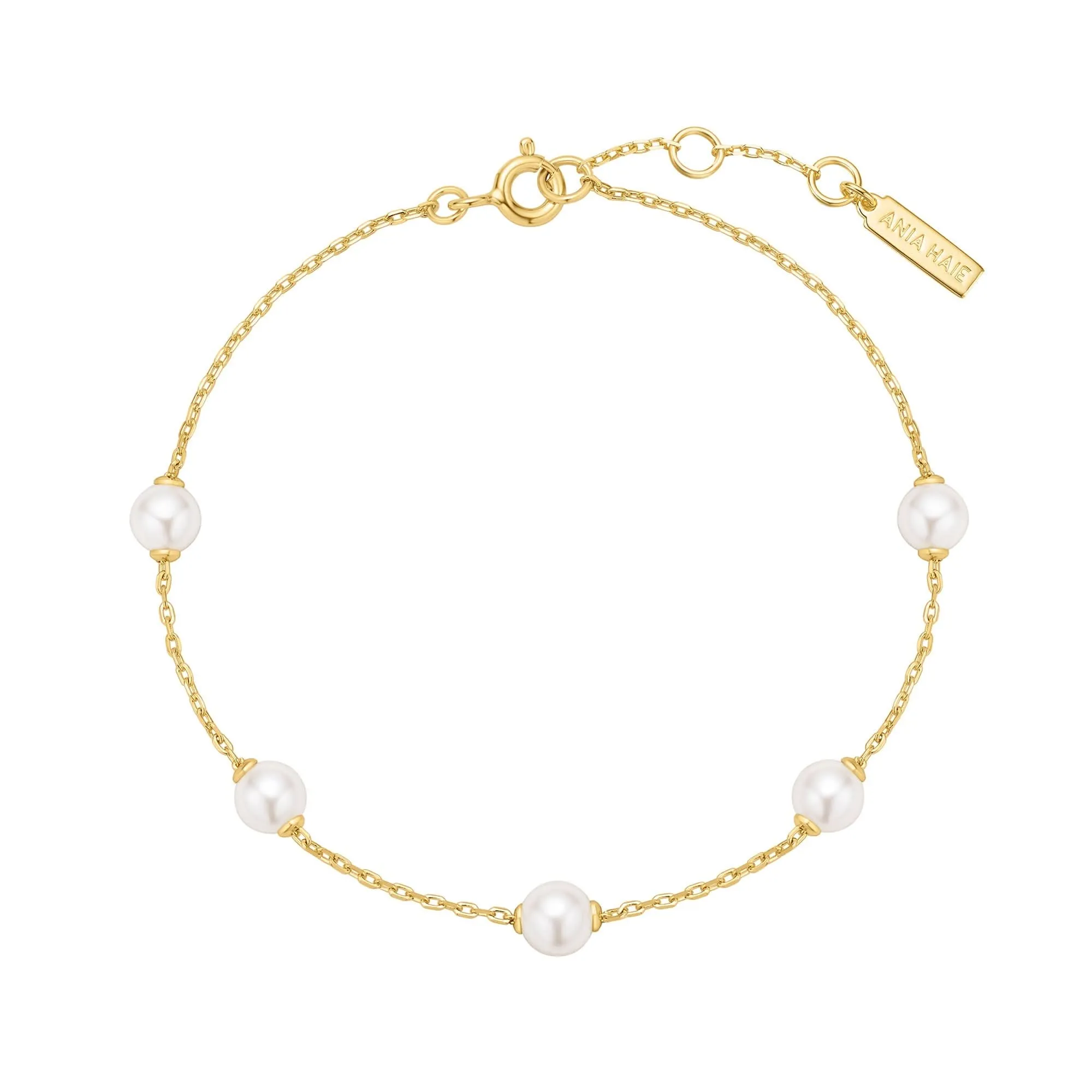 Bracelet Station Perle Dorée B065-01G Ania Haie Bijoux