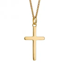 Pendentif Croix plaqué or P5270 - Bijoux Beginnings