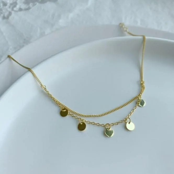 Bracelet Charme Disque Doré ERLB021 Ania Haie Jewellery