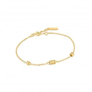 Bracelet Chaîne Twist Lisse Or B038-01G Ania Haie Jewellery