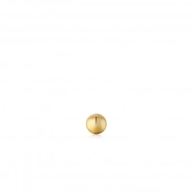 Boucle d'oreille à barrette sphère dorée E035-02G Ania Haie Jewellery