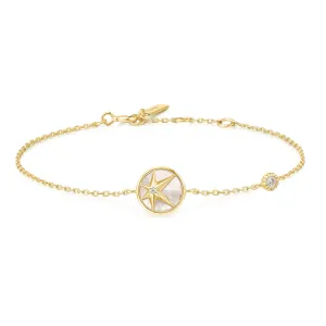 Bracelet en Nacre Étoile d'Or B065-02G Ania Haie Jewellery