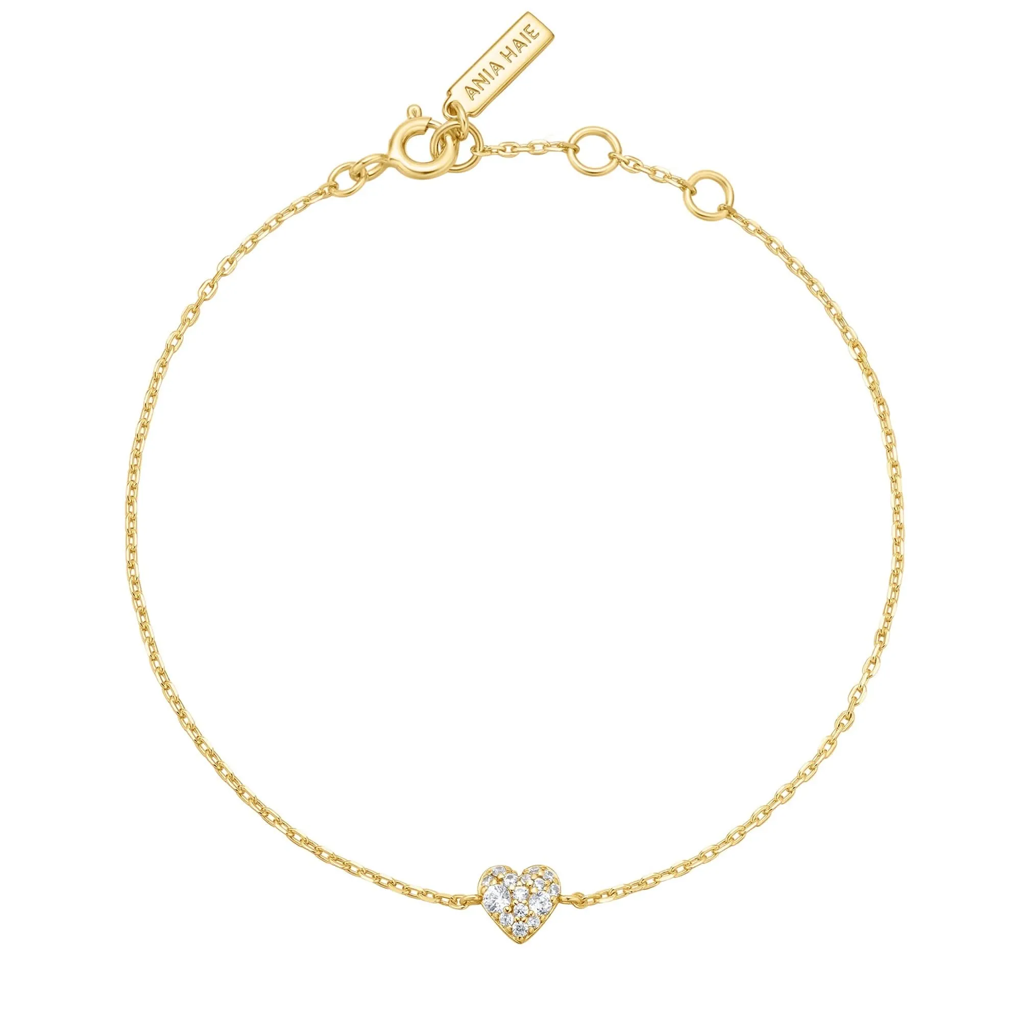 Bracelet Pavé Sweetheart en Or B064-01G Ania Haie Jewellery