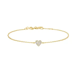 Bracelet Pavé Sweetheart en Or B064-01G Ania Haie Jewellery