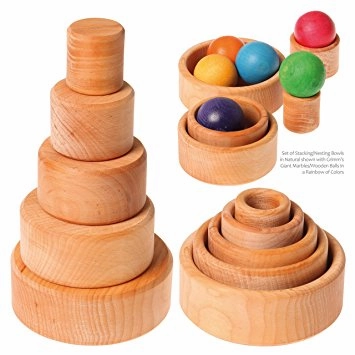 Grimm's Natural Stacking Bowls