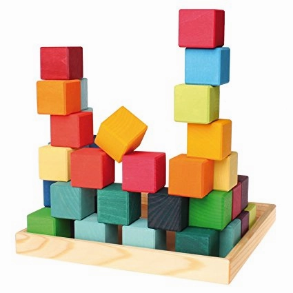 Grimm's Wooden Mosaic Blocks 36p