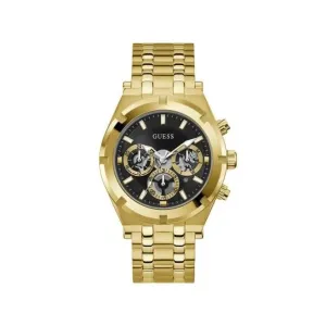 Montre sport homme Guess Continental en or acier inoxydable GW0260G2