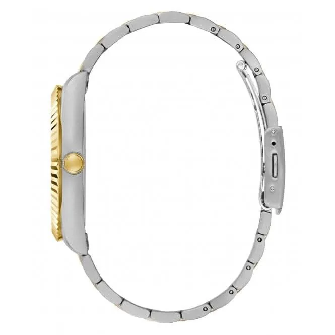 Guess Gents Connoisseur Montre en Acier Inoxydable Bicolore GW0265G8