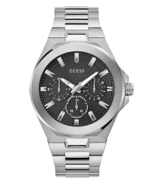 Montre Guess Gents Dashboard en acier recyclé ton argenté GW0798G1