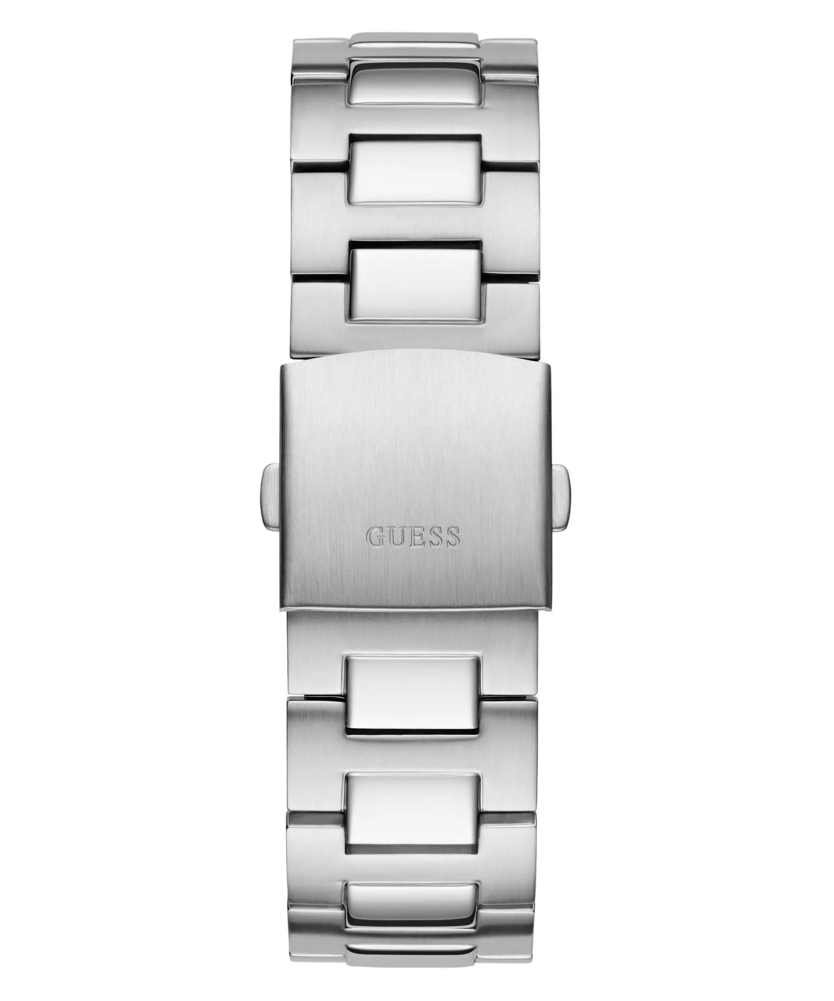 Montre Guess Gents Dashboard en acier recyclé ton argenté GW0798G1