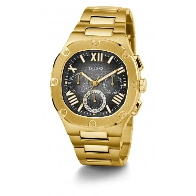 Montre Guess Gents Headline en acier inoxydable doré GW0572G2