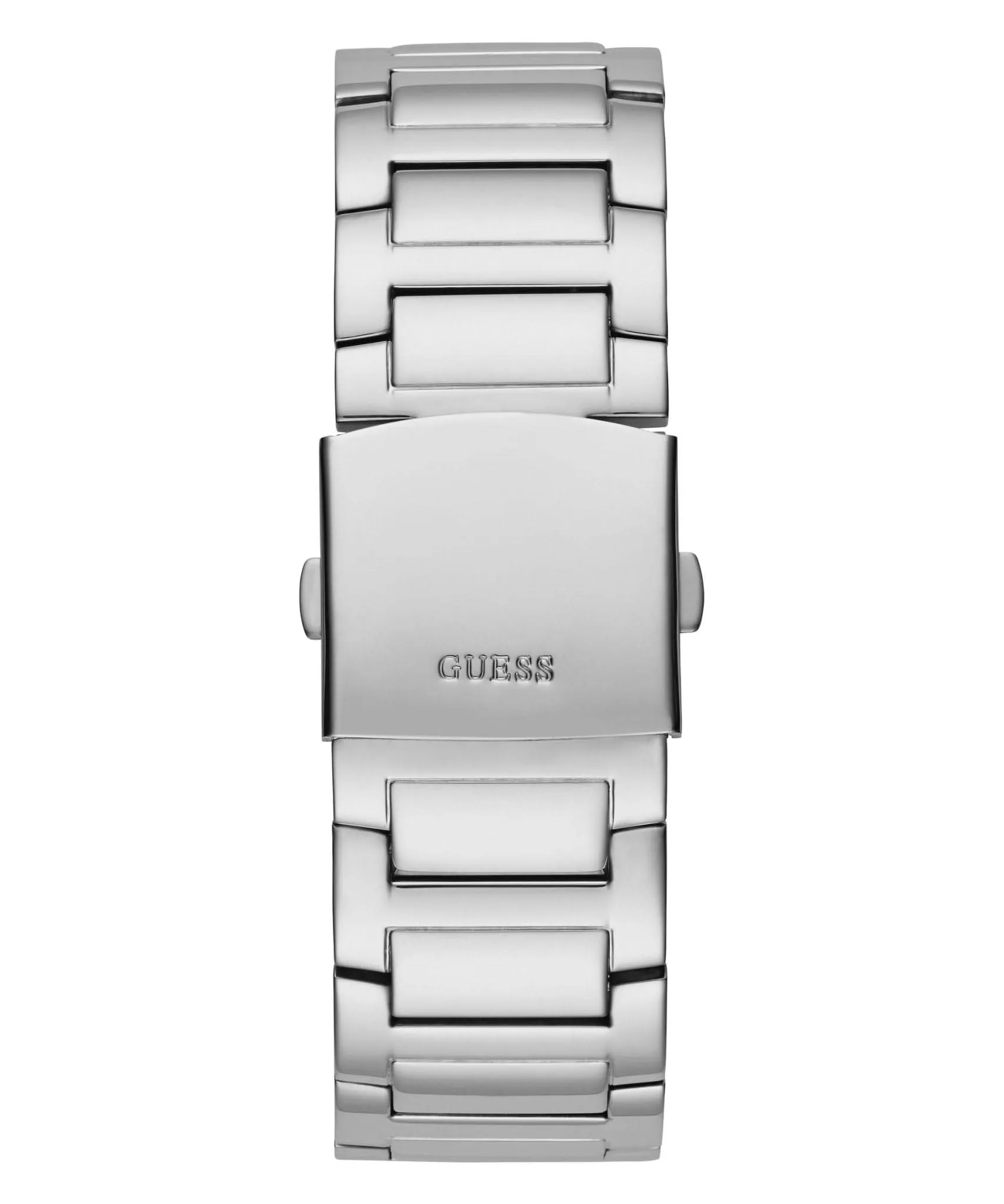 Montre Guess Gents King en acier inoxydable finition argentée GW0497G1