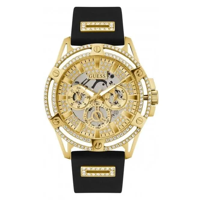 Montre Guess Gents King en acier inoxydable doré GW0537G2